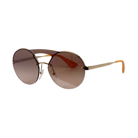 prada sunglasses round gold|discount prada sunglasses online.